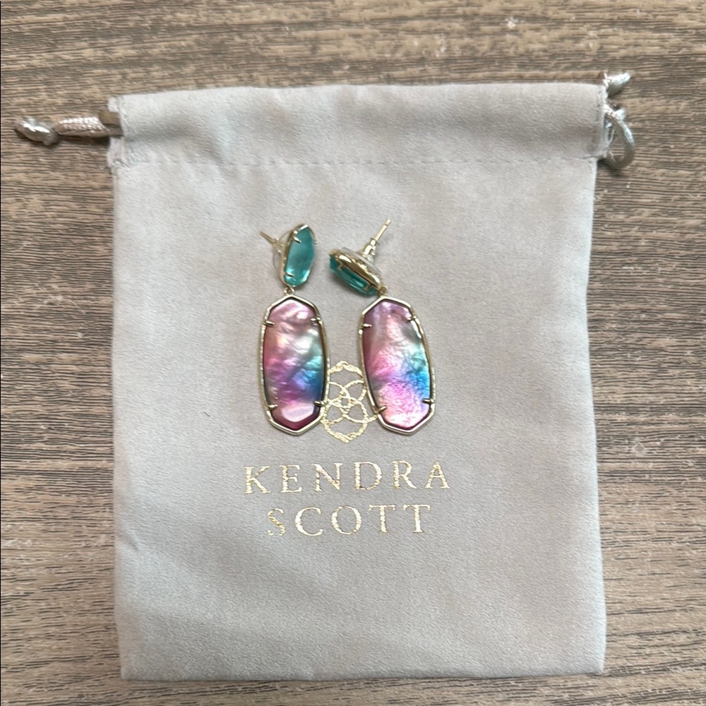 Kendra Scott Elle Statement Earrings watercolor